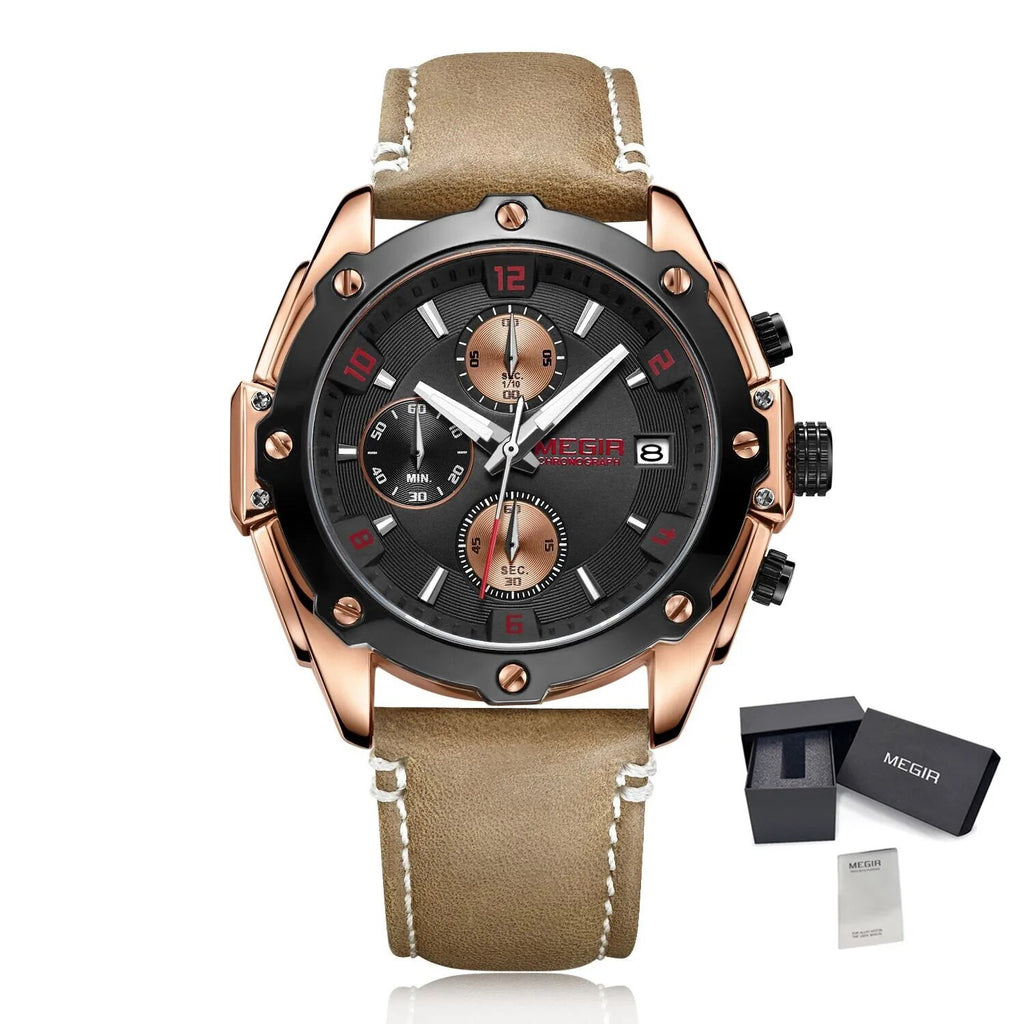 Apex Hex Chronograph Men's Sport Watch | Noventra Chroniq