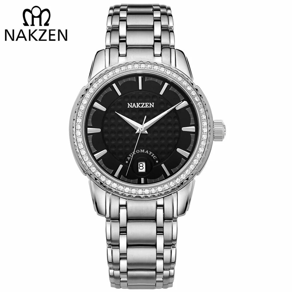 Celeste Diamond Automatic Men's Watch | Noventra Chroniq