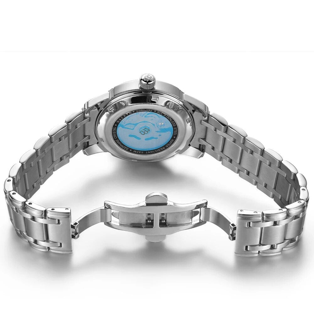Celeste Diamond Automatic Men's Watch | Noventra Chroniq