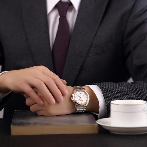 Celeste Diamond Automatic Men's Watch | Noventra Chroniq