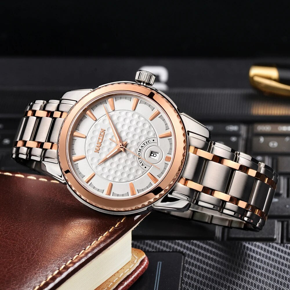 Celeste Diamond Automatic Men's Watch | Noventra Chroniq