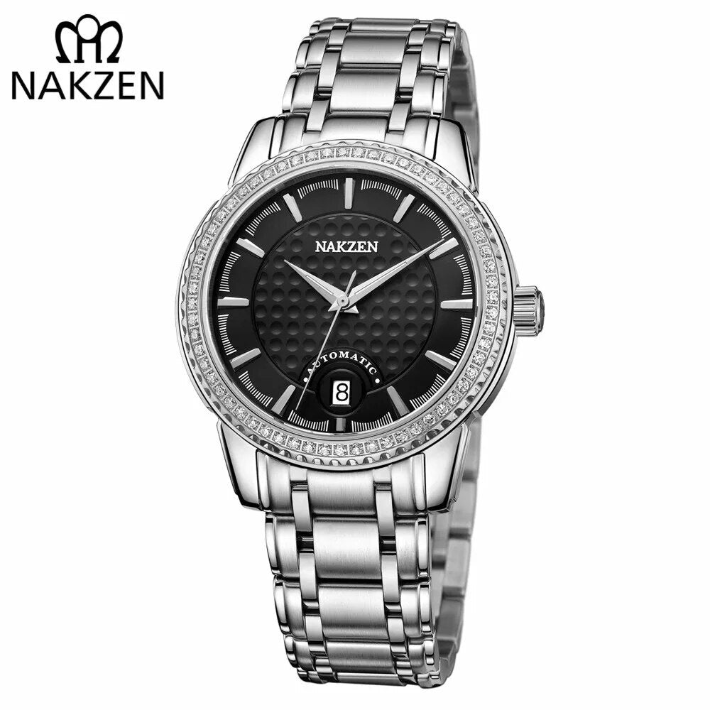 Celeste Diamond Automatic Men's Watch | Noventra Chroniq