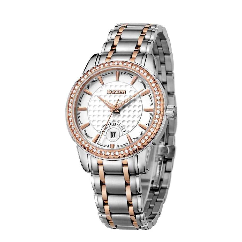 Celeste Diamond Automatic Men's Watch | Noventra Chroniq