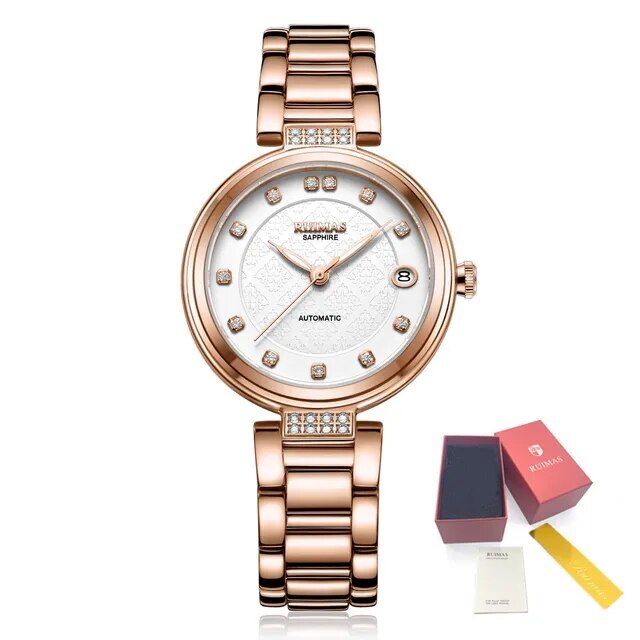 Aurore Diamond Automatic Women's Watch | Noventra Chroniq