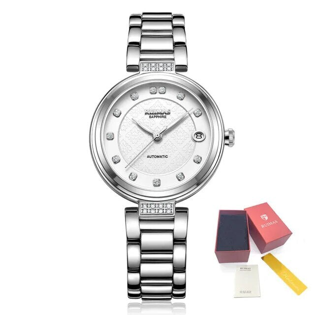 Aurore Diamond Automatic Women's Watch | Noventra Chroniq