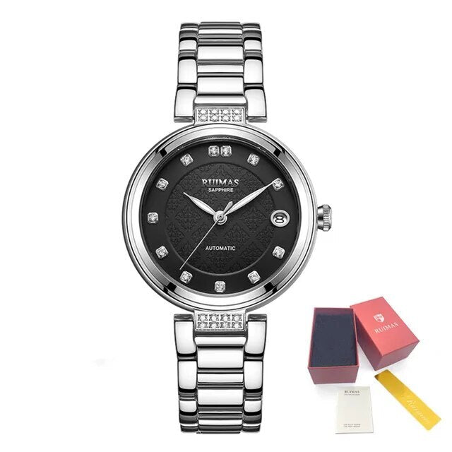 Aurore Diamond Automatic Women's Watch | Noventra Chroniq