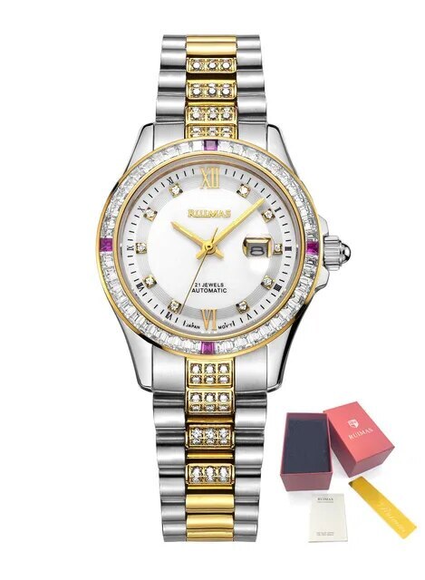 Éclat Baguette Automatic Women's Watch | Noventra Chroniq