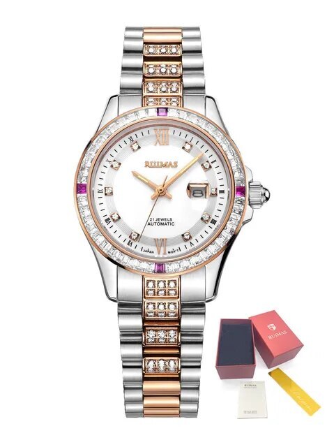 Éclat Baguette Automatic Women's Watch | Noventra Chroniq