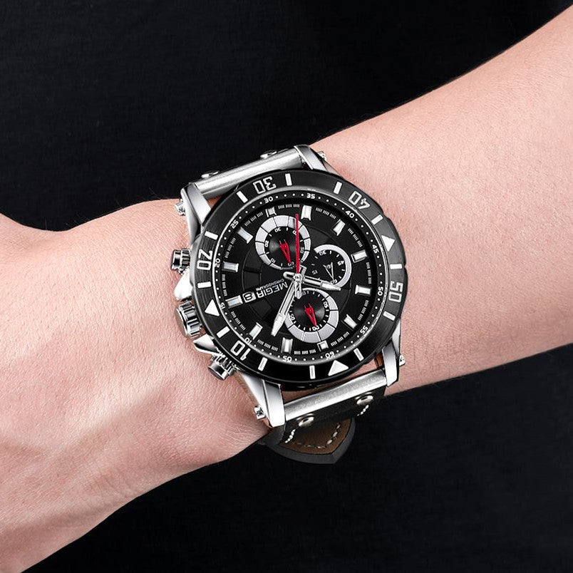 Tactical Chronograph Sport Men's Watch | Noventra Chroniq