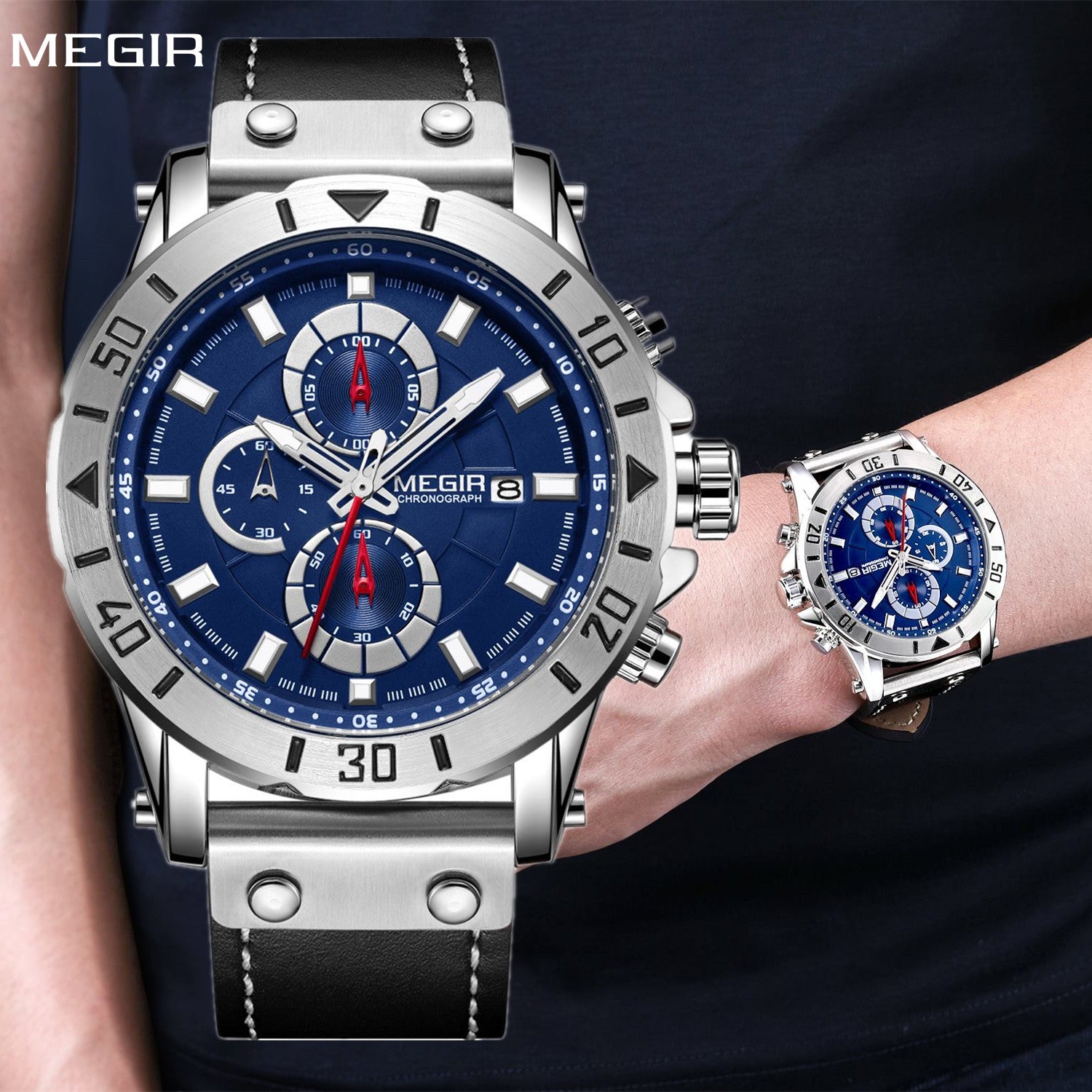 Tactical Chronograph Sport Men's Watch | Noventra Chroniq