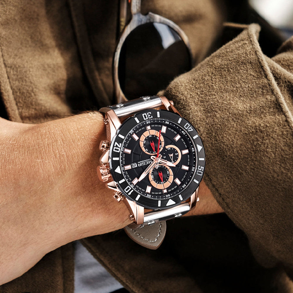 Tactical Chronograph Sport Men's Watch | Noventra Chroniq
