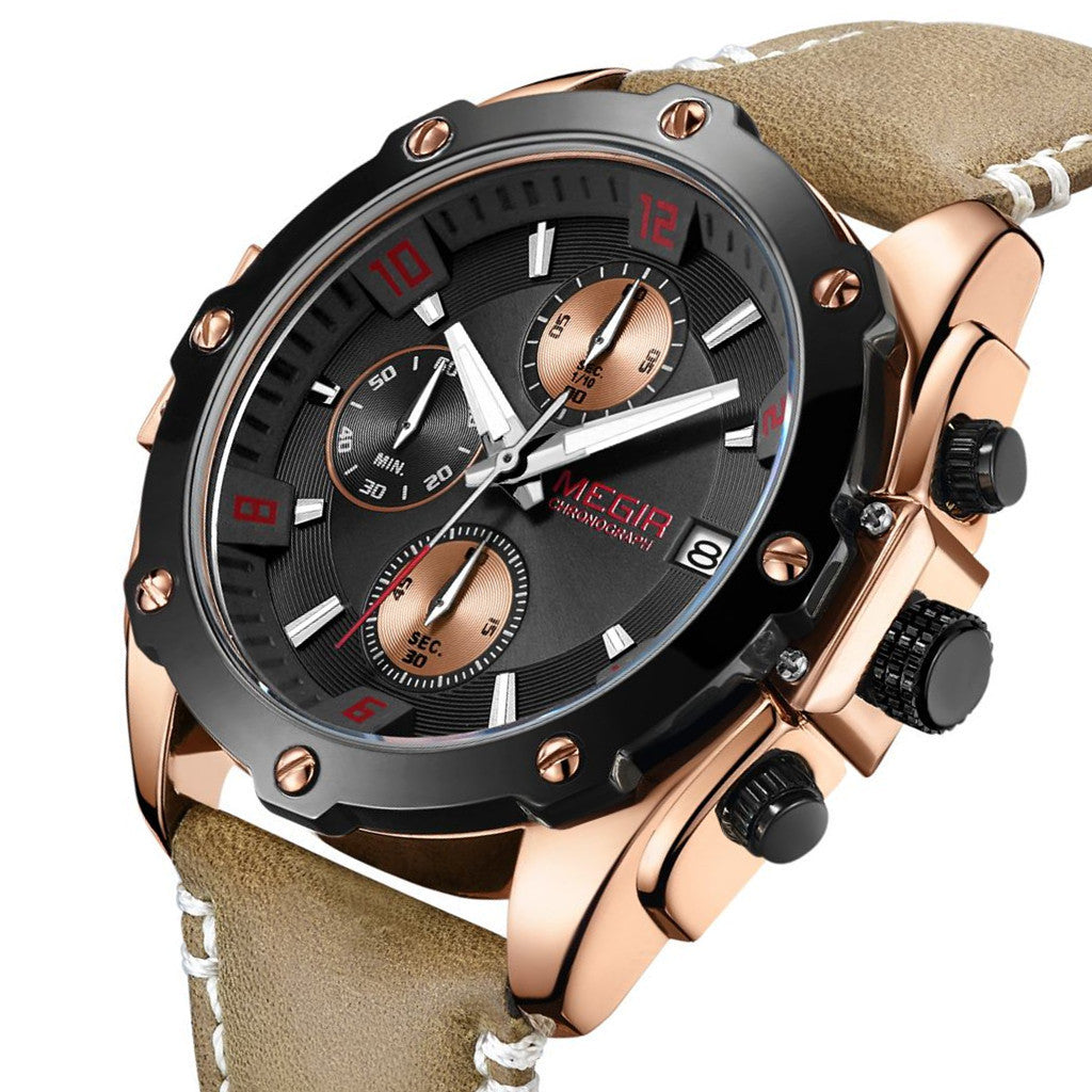 Apex Hex Chronograph Men's Sport Watch | Noventra Chroniq
