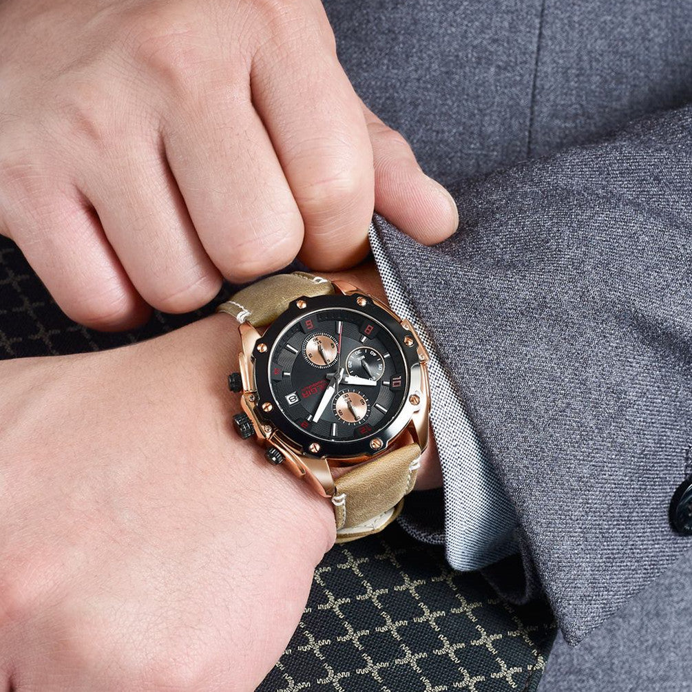Apex Hex Chronograph Men's Sport Watch | Noventra Chroniq