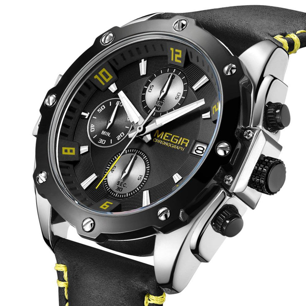 Apex Hex Chronograph Men's Sport Watch | Noventra Chroniq