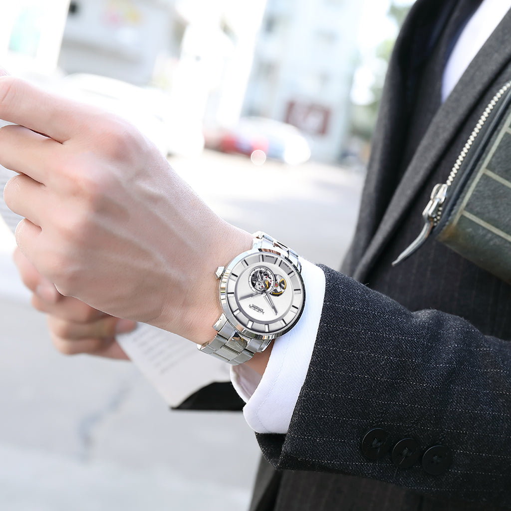 Lumière Open-Heart Automatic Men's Watch | Noventra Chroniq