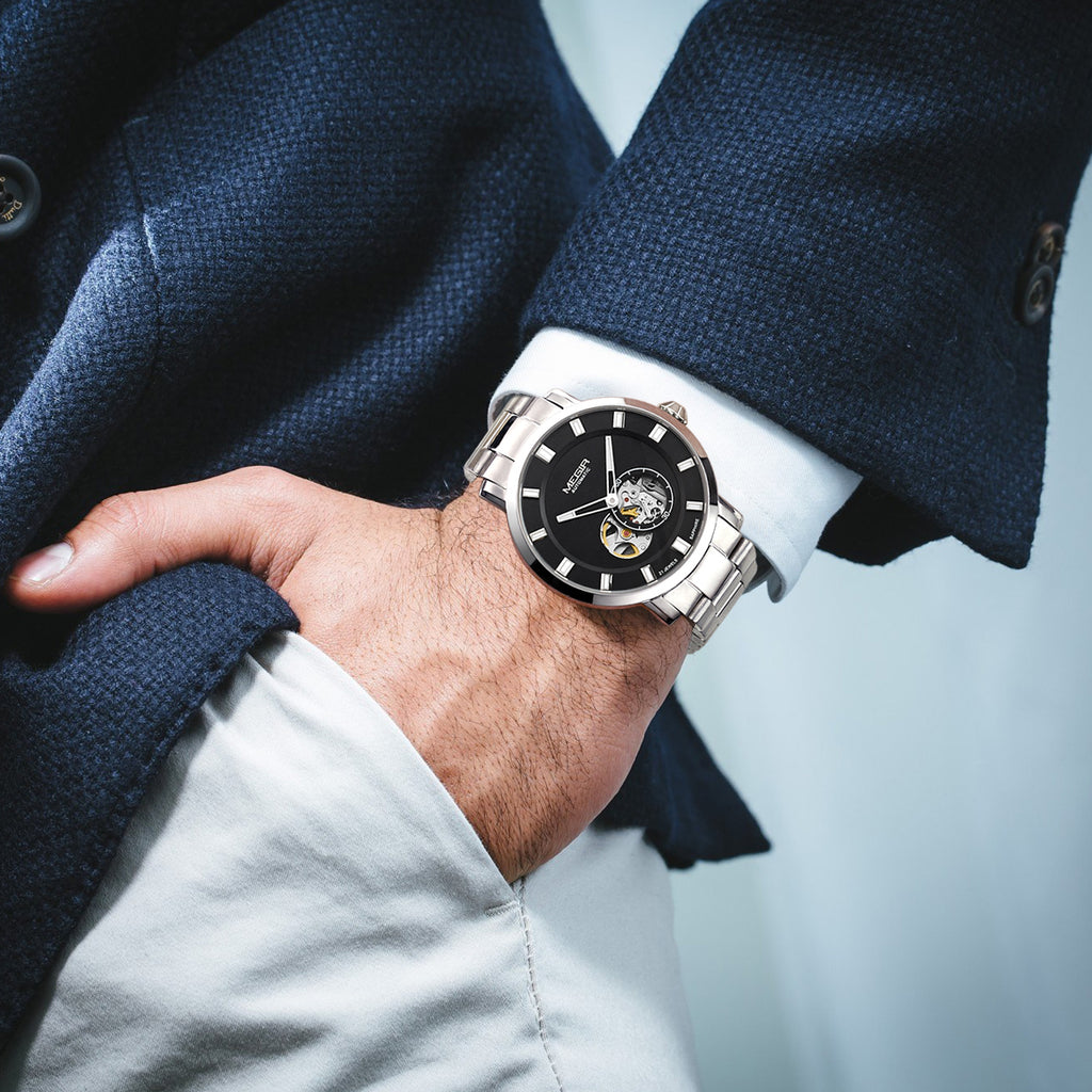 Lumière Open-Heart Automatic Men's Watch | Noventra Chroniq