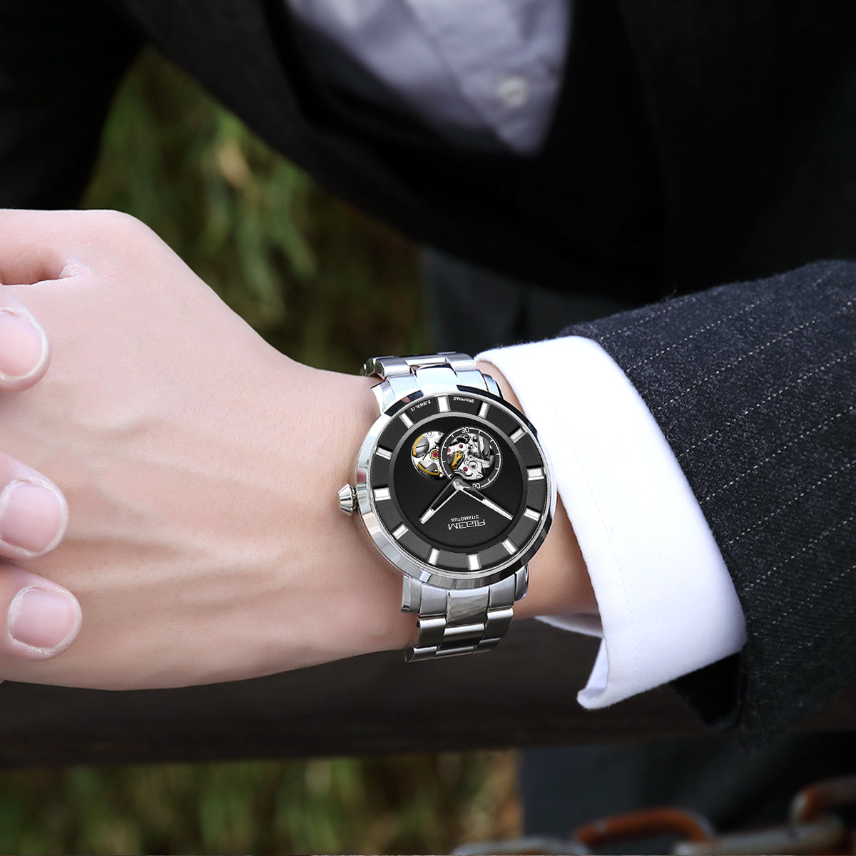 Lumière Open-Heart Automatic Men's Watch | Noventra Chroniq
