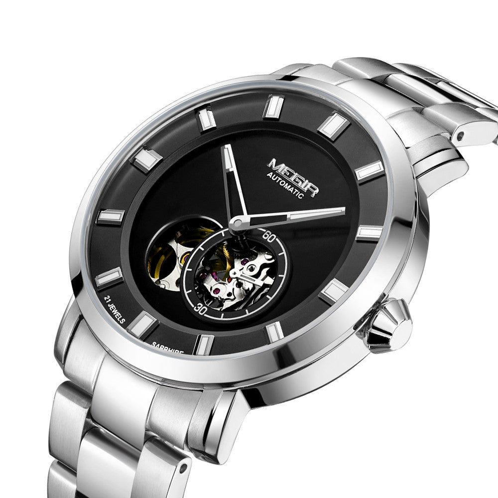 Lumière Open-Heart Automatic Men's Watch | Noventra Chroniq