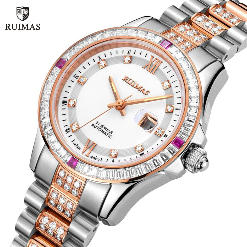 Éclat Baguette Automatic Women's Watch | Noventra Chroniq