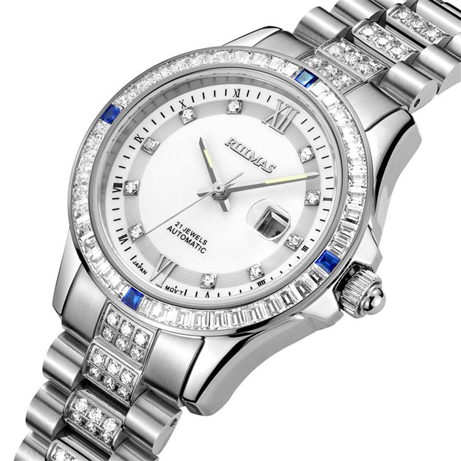Éclat Baguette Automatic Women's Watch | Noventra Chroniq