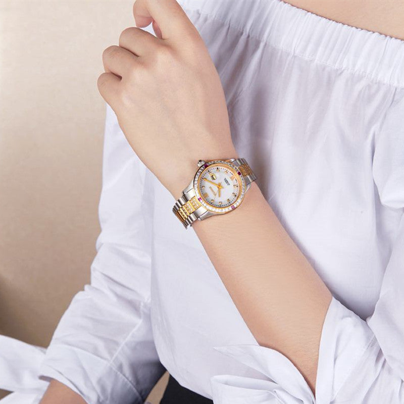Éclat Baguette Automatic Women's Watch | Noventra Chroniq