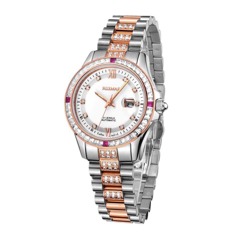 Éclat Baguette Automatic Women's Watch | Noventra Chroniq