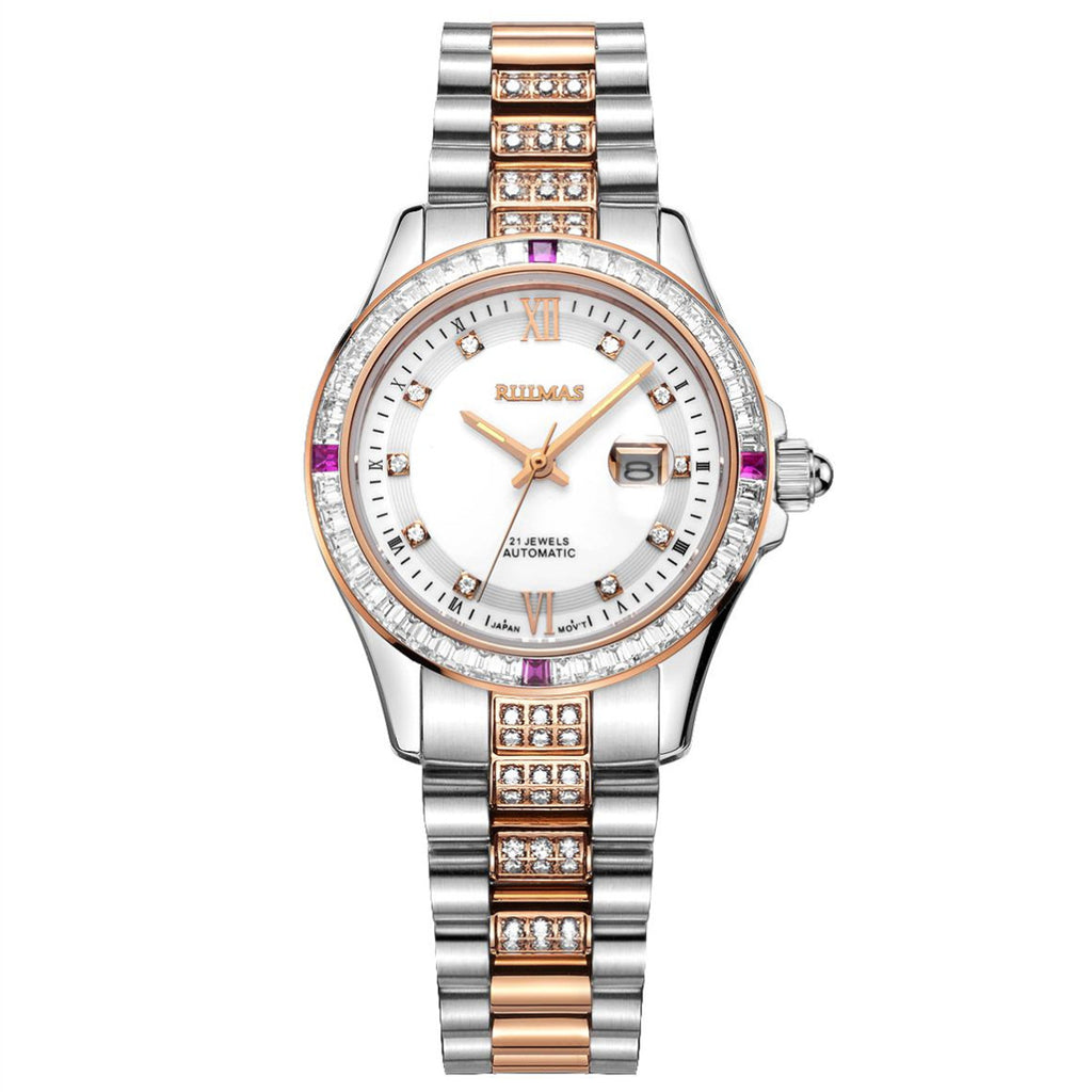 Éclat Baguette Automatic Women's Watch | Noventra Chroniq