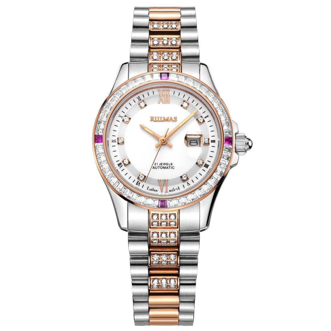 Éclat Baguette Automatic Women's Watch | Noventra Chroniq