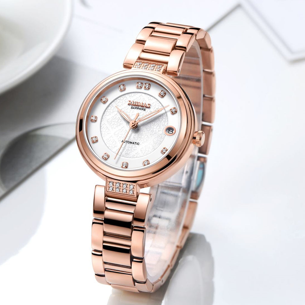 Aurore Diamond Automatic Women's Watch | Noventra Chroniq