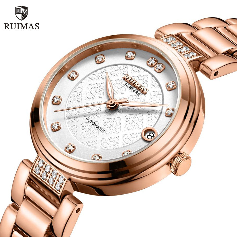 Aurore Diamond Automatic Women's Watch | Noventra Chroniq