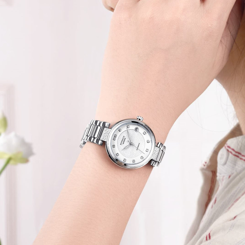 Aurore Diamond Automatic Women's Watch | Noventra Chroniq