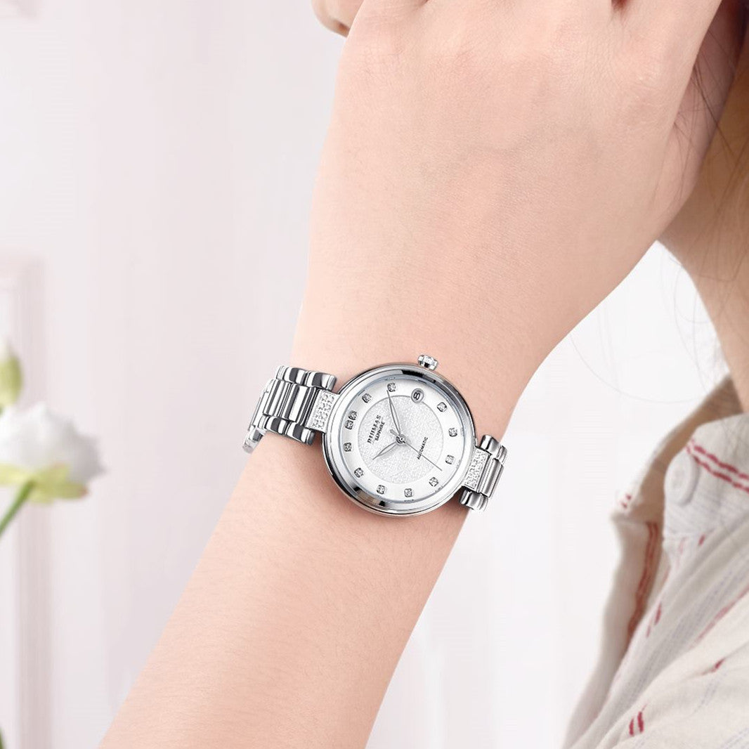 Aurore Diamond Automatic Women's Watch | Noventra Chroniq